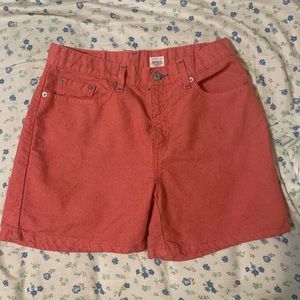 Redish Pink Vintage Levi's Shorts Rare